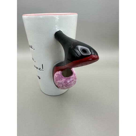 “Well Done Mom I'm Awesome” Ceramic Mug With A High Heel Handle. - Picture 3 of 6